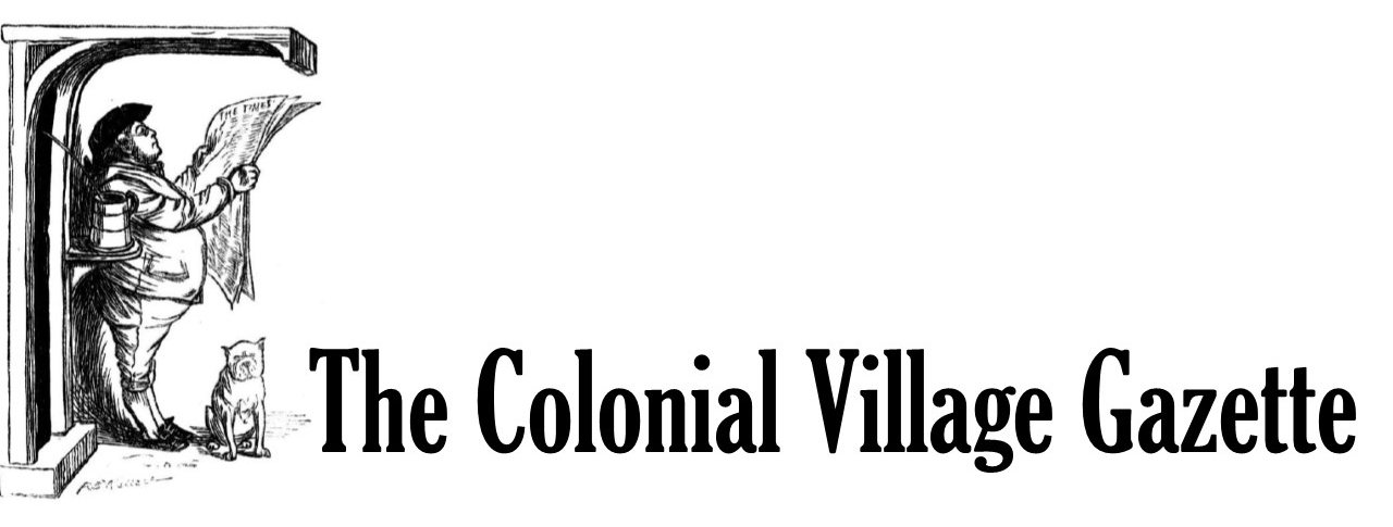 Colonial Village Gazette logo