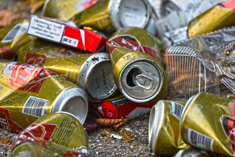 aluminum cans